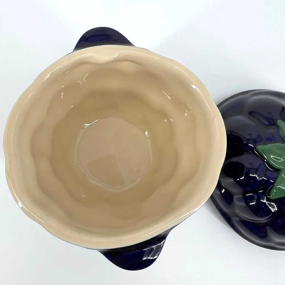 Le Creuset Blackberry Petit Mini Casserole Cocotte Preowned No Box